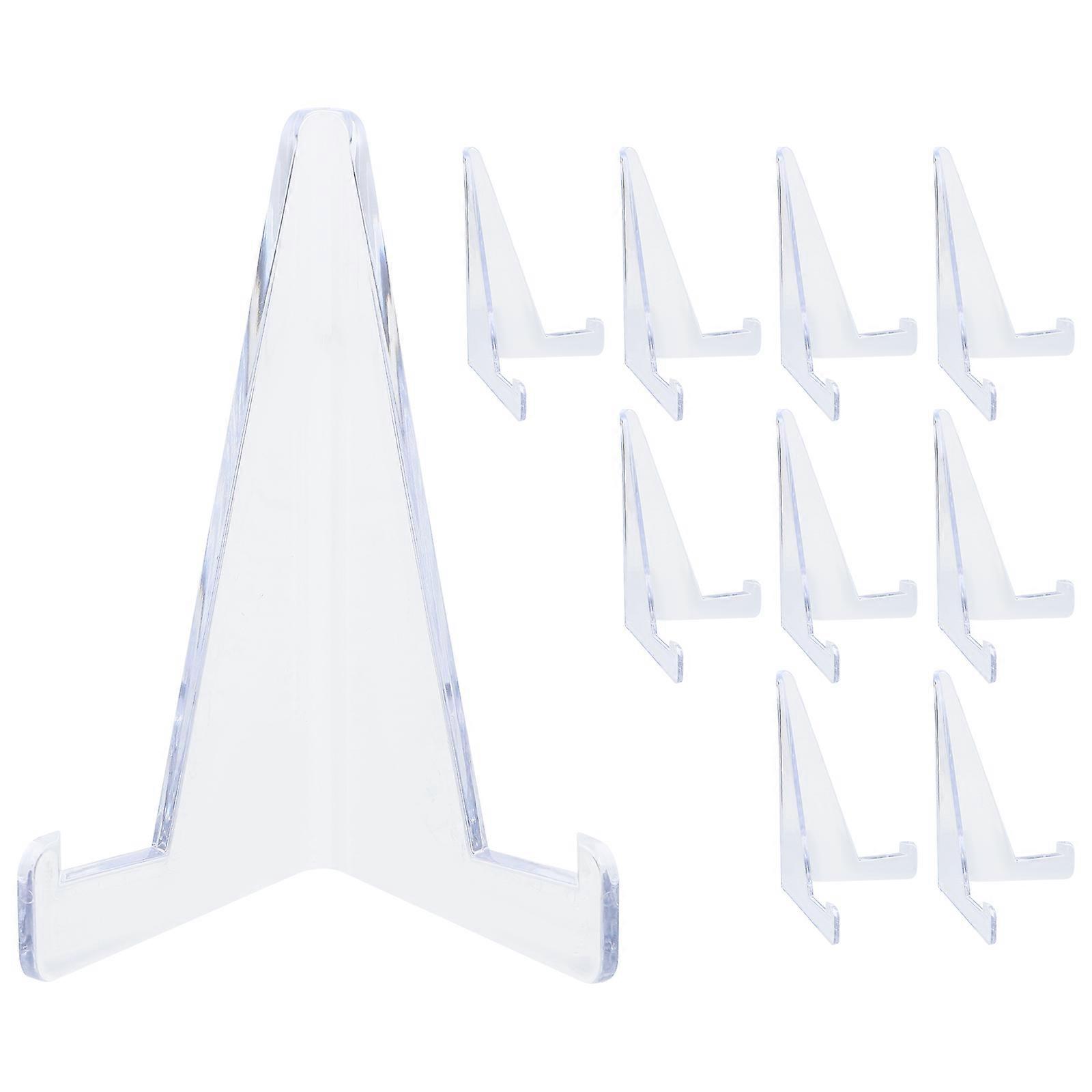 10pcs gaming card display stand card display rack duidelijke plastic ezel stands kaart display ezel