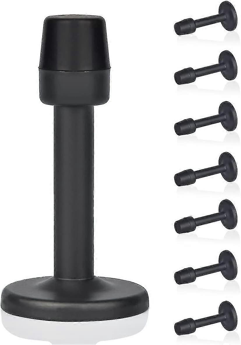 Elriven 8 Pack Arrêt de porte rigide 3 « Bouchon de porte robuste avec embout en caoutchouc souple n