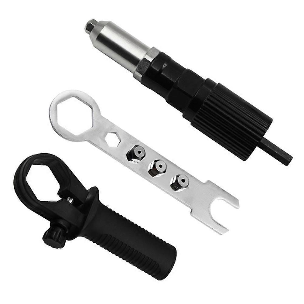 Electric Cordless Rivet Machine Riveting Tool Drill Riveter Adapter Accessories QinHai
