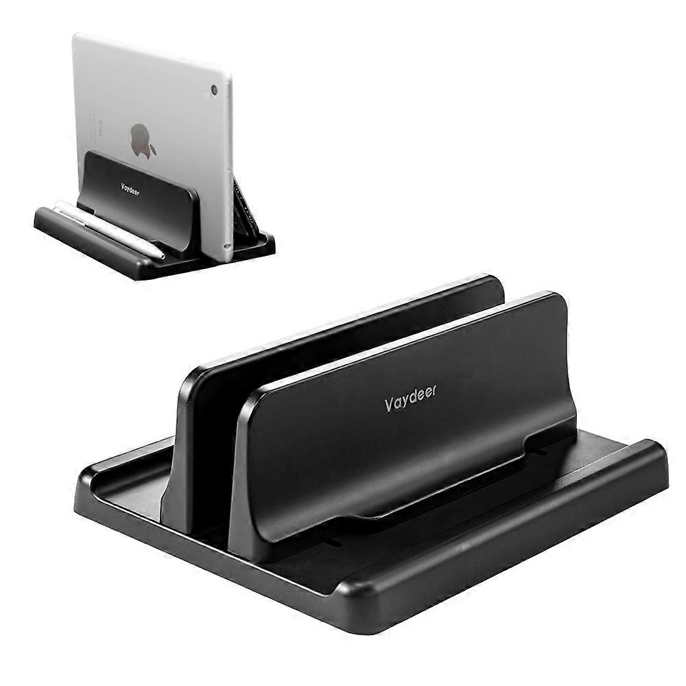 Plastic Vertical Laptop Stand Holder Adjustable Desktop Notebook Dock Space-Saving 3 In 1