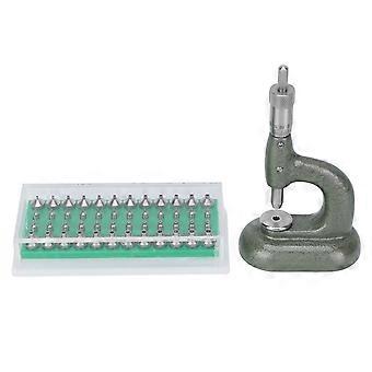 Bekijk Rhinestone Setting Machine Professionele Edelstenen Diepte-instelling Machine Watch Repair Tool (Groen Zwart)