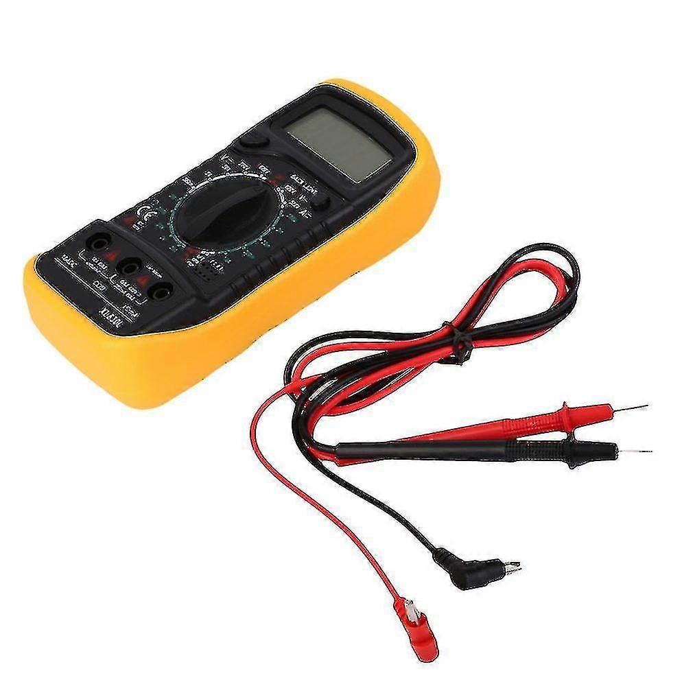 Vis digital multimeter xl830l volt meter ammeter ohmmeter gul tester