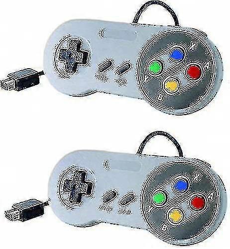 2024 Compatibiliteit Bedrade Controller Compatibel New Super Nintendo Nes/snes Classic Edition Mini 2017, Classic Game Controller Joystick Gamepad (2 Pac