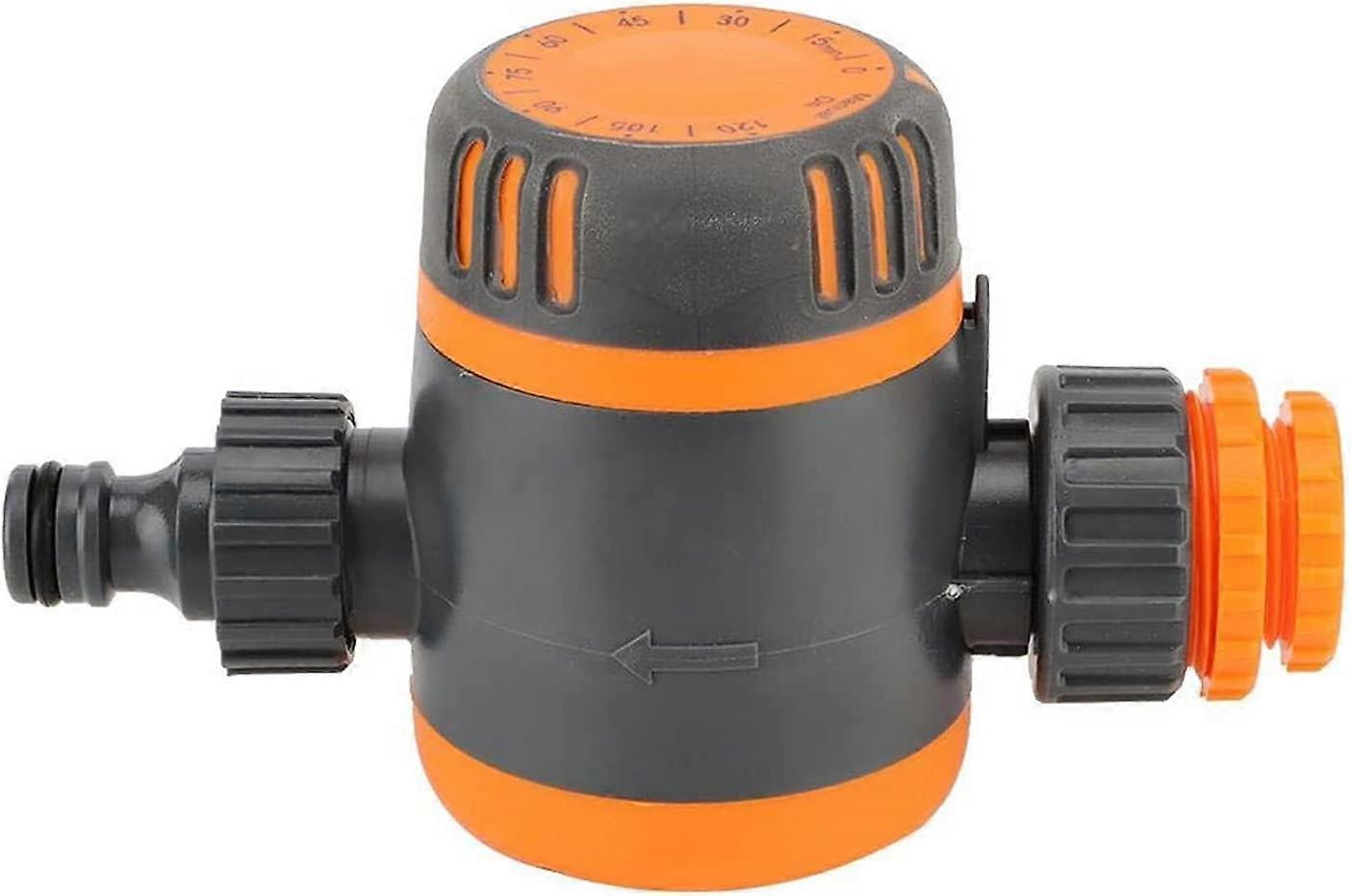 Garden water timer with battery-free electronic irrigation controller for mechanical synchronization