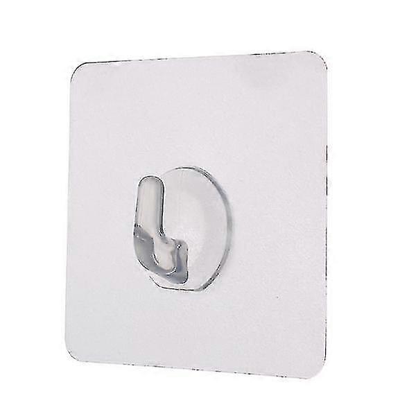 Practical Transparent Hooks Behind The Door Bedroom Bathroom No-punch Hooks 5/10pcs