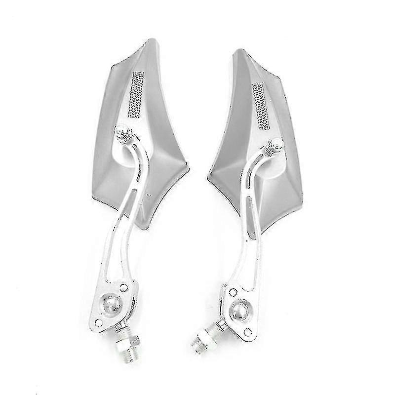 Motorcycle Modified Rear View Mirrors Left Right Side 8mm 10mm For Y-amaha