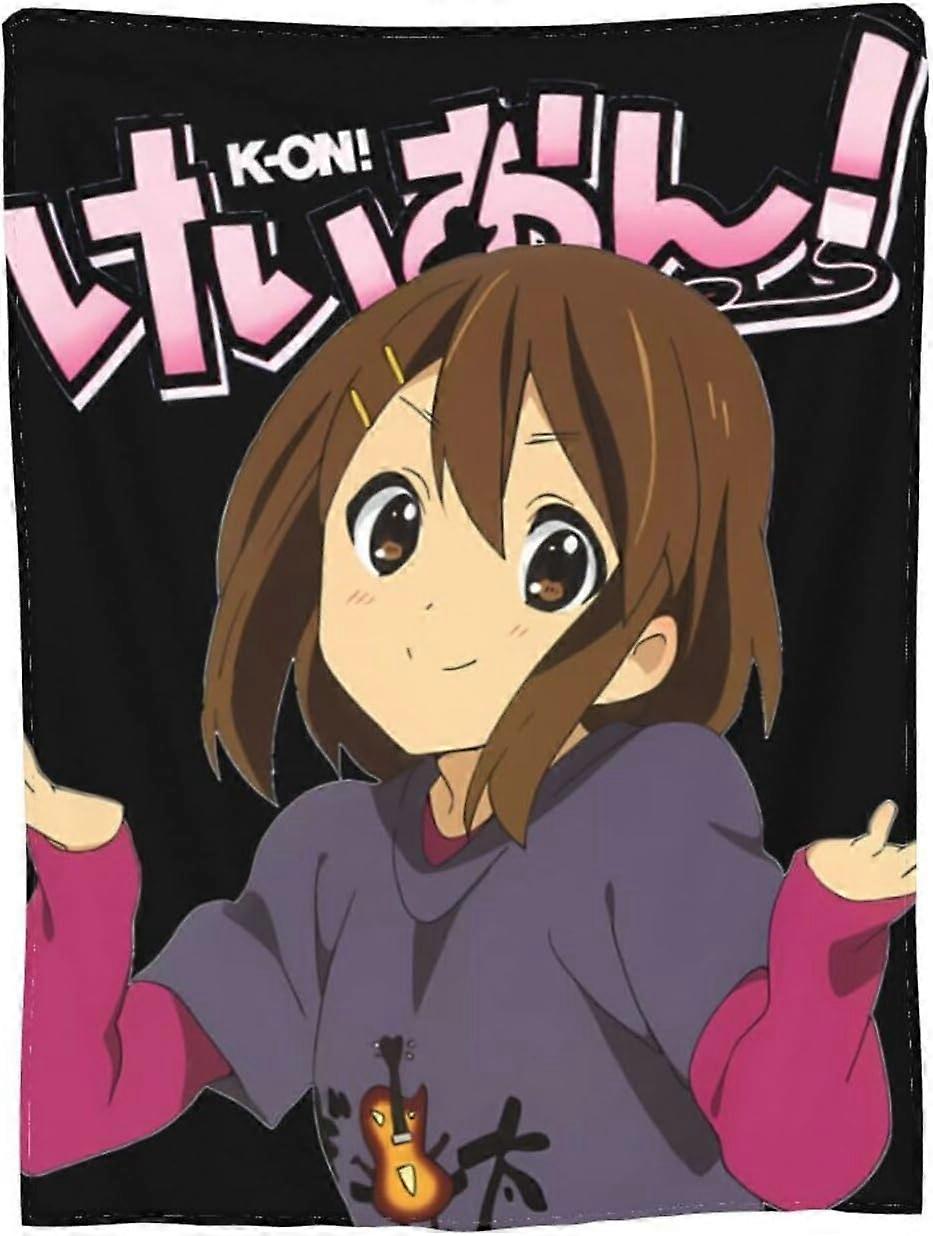 K-On! Cobertor S Cobertor Super Macio Cobertor de Micro Lã Ultra-Macio para Sofá-cama Sofá Viajando Camping