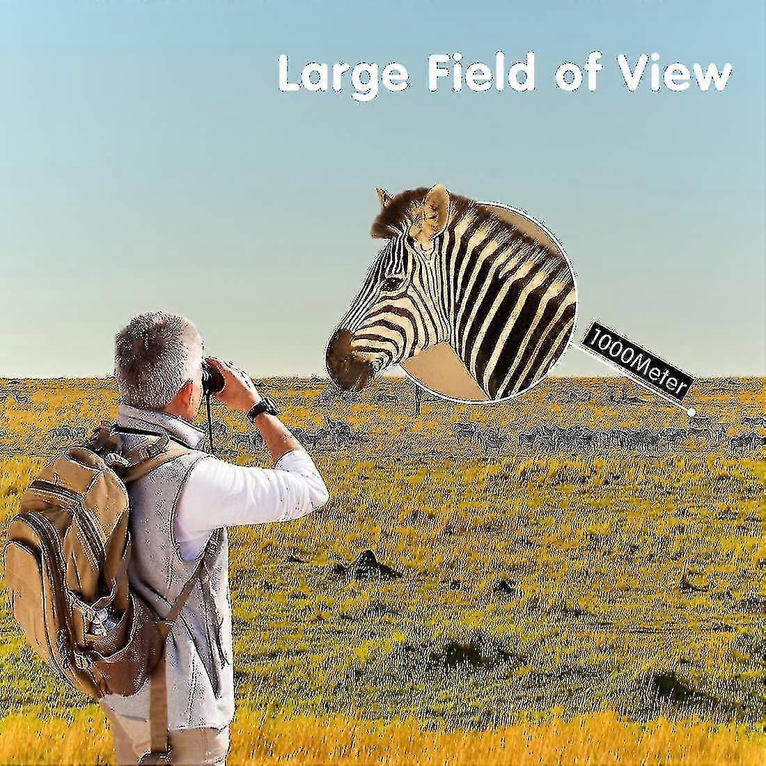 Mini Binoculars 10x25, Pocket Binoculars, Foldable Telescope Equipped