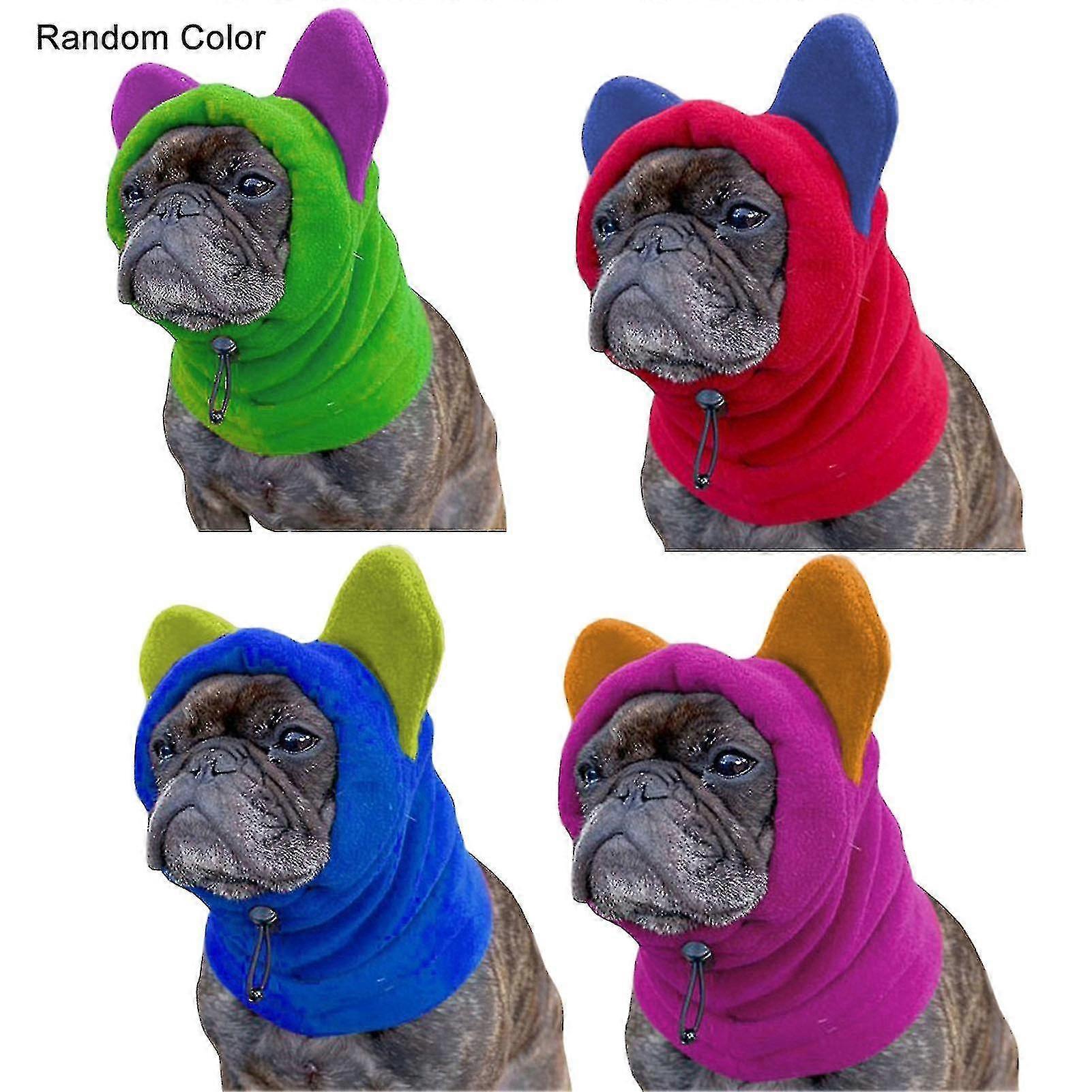 Pet Hat With Drawstring Wide Application Fleece Assorted Warm Dog Cap Household Supplies