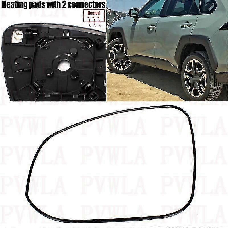 Superior Left Side Heated Reversing Mirror Glass For Toyota RAV4 2019 2020 2022
