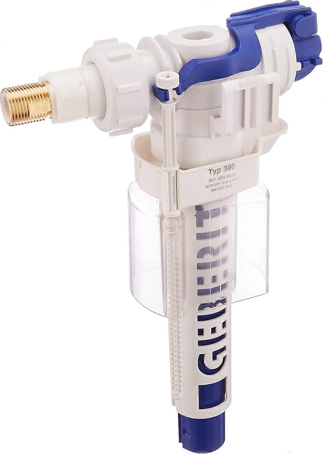 Supapa rezervor toaleta, Geberit, Alb/Albastru