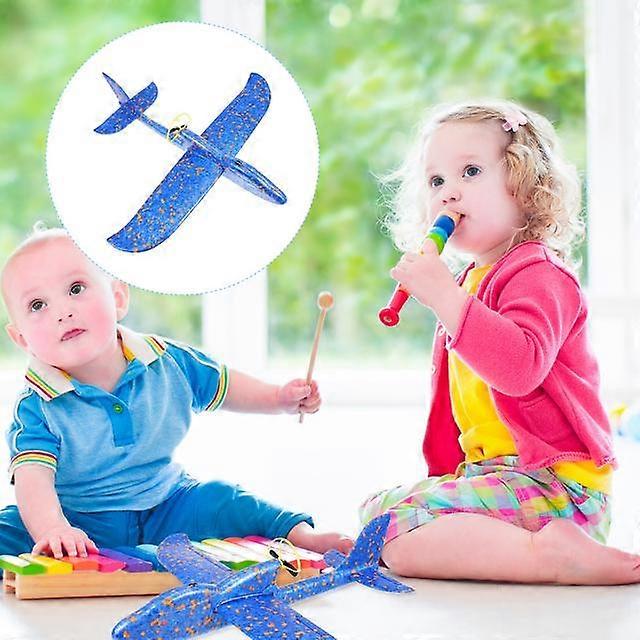 DIY Aircraft Flying Toy Hand Throwing Plane Model USB Rechargeable Motor Electric Driven Glider Airplane Toy Educational Toy