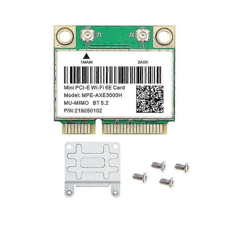 WiFi 6E -AXE3000H Mini PCI-E Wifi Karte Bluetooth 5,2 AX210 Netzwerk Karte 802,11 AX/AC Wireless Adapter