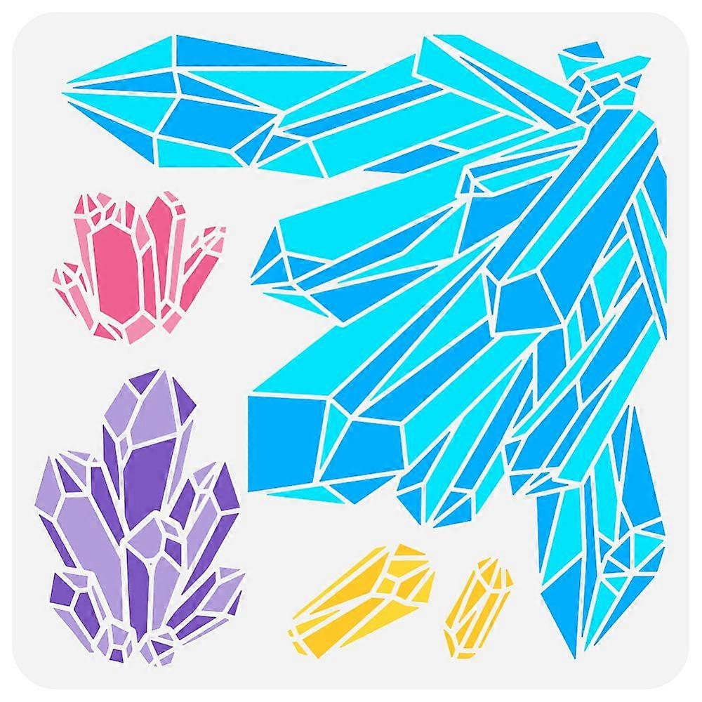 PET中空アウトドローイングペイントステンシルDIYスクラップブックフォトアルバムその他30x30cm