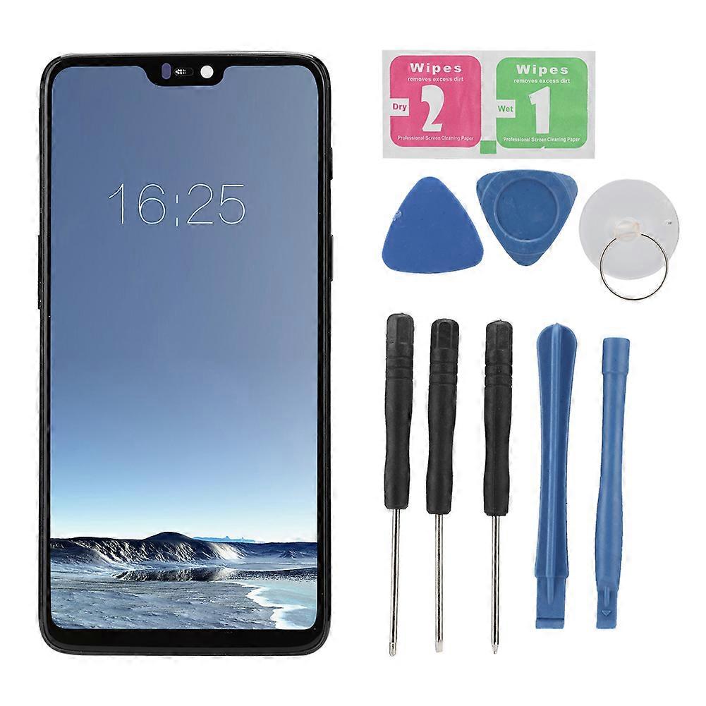 OnePlus 6 LCD Display Touch Screen Kit with Frame - High Quality Replacement Tools