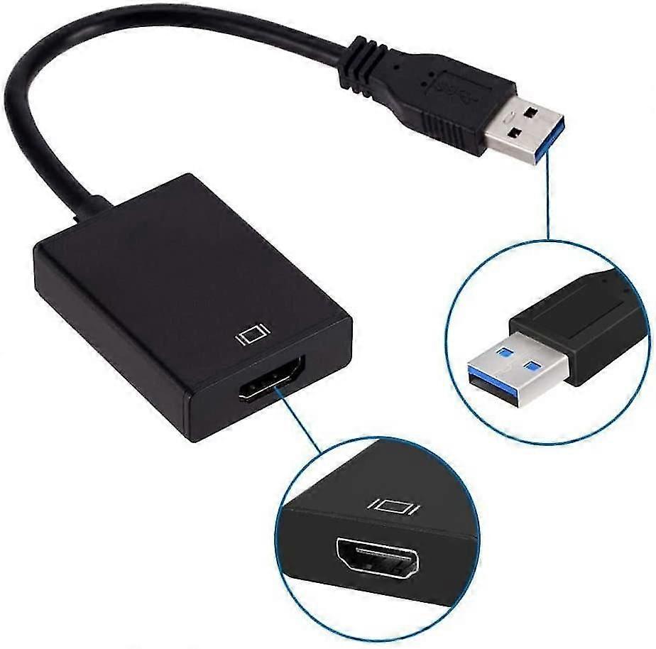 Usb To Hdmi Adapter,usb 3.0/2.0 To Hdmi 1080p Video Graphics Cable