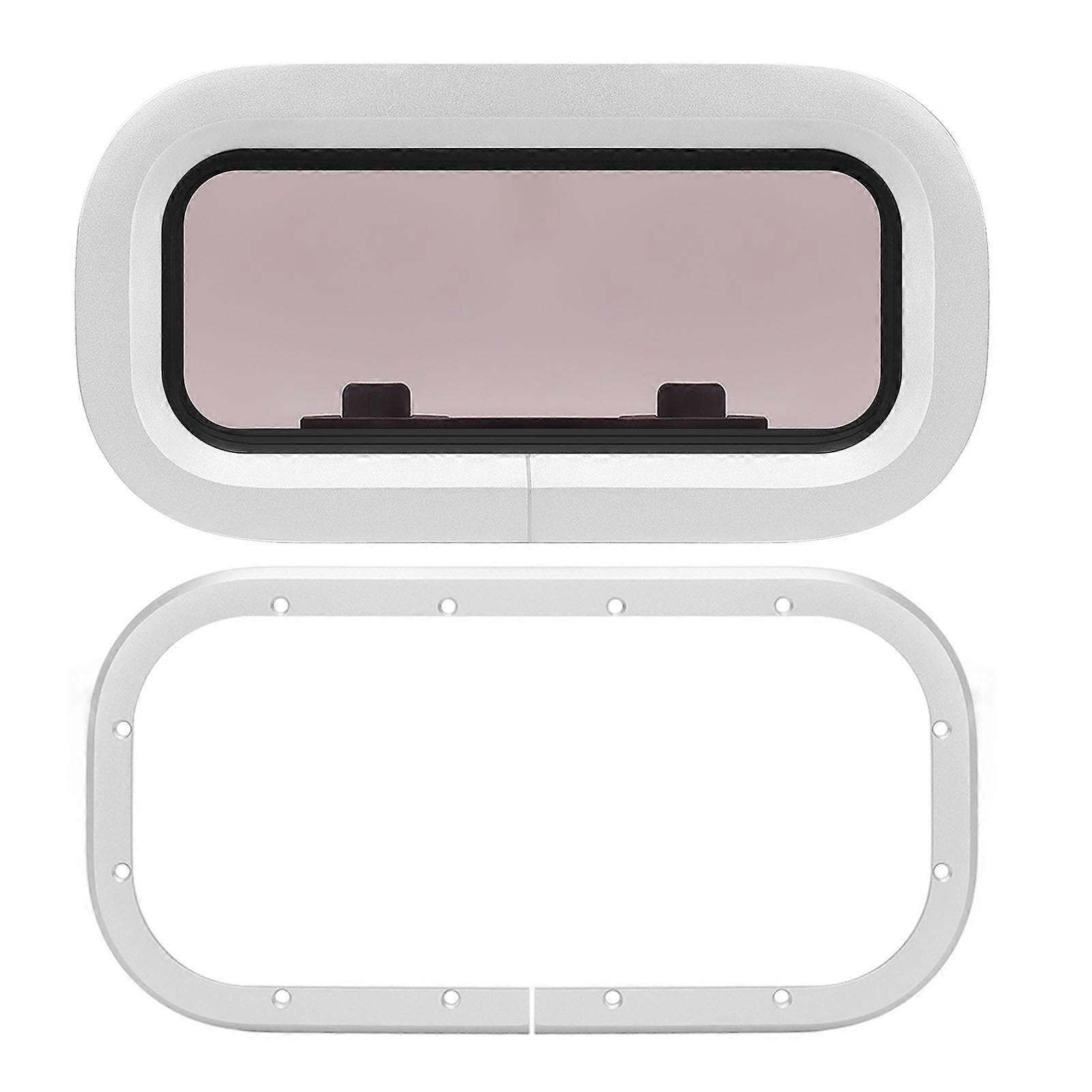 thumbnail image 2 of Boat Porthole Window Heavy Duty Aluminum Alloy UV Resistant Sealed Waterproof Square Inner Opening Portlight For Yacht Rv 2 of 14
