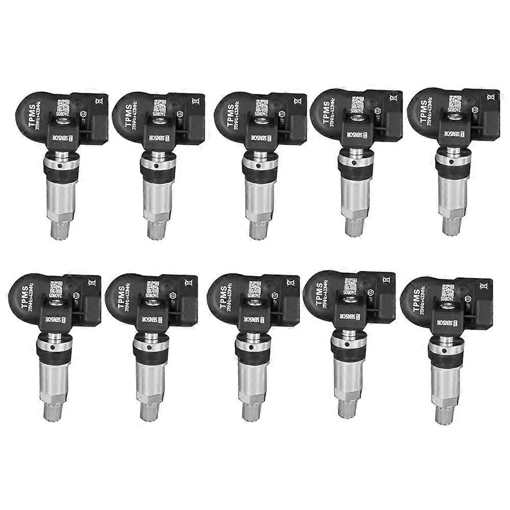 10 Stück programmierbarer TPMS-Reifendrucksensor für Werkzeug TS408 TS508 ITS600 315 MHz und 433 MHz 2-in-1-MX-Sensormonitor