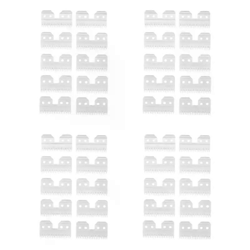 60Pcs/Lot Replaceable Ceramic 18 Teeth Pet Ceramic Clipper Cutting Blade For Oster A5 Series