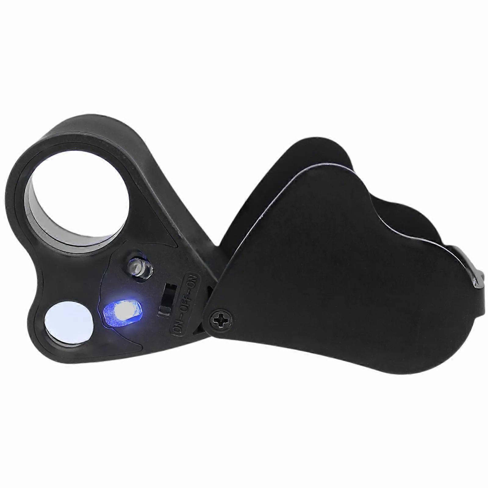 30X - 60X Magnifier - Black - Perfect for Reading and Inspection