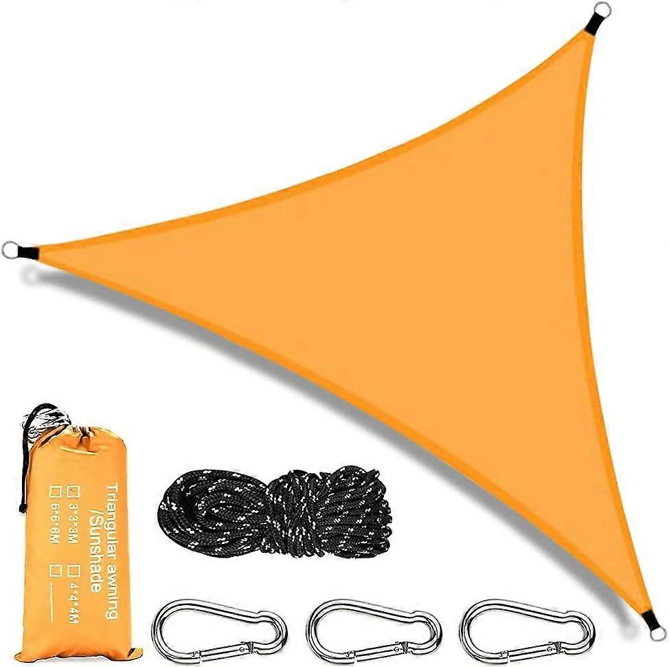 Triangular Shade Sail 3x3x3m for UV Protection in Garden