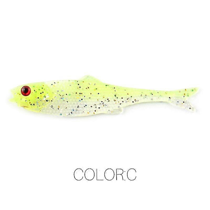 Supercontinent 2023 Filet Craw Soft Fishing Lure 5.5CM/6.8CM With 3D Eyes For Pike Fish Soft Plastic Lure For Freshwater Saltwater