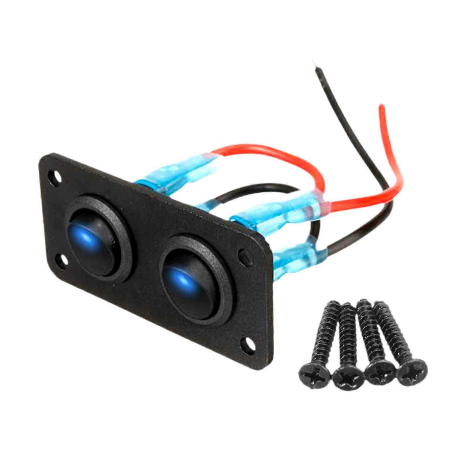 Rocker Switch Panel Multiuse Waterproof on Off Switch Rocker Toggle Control