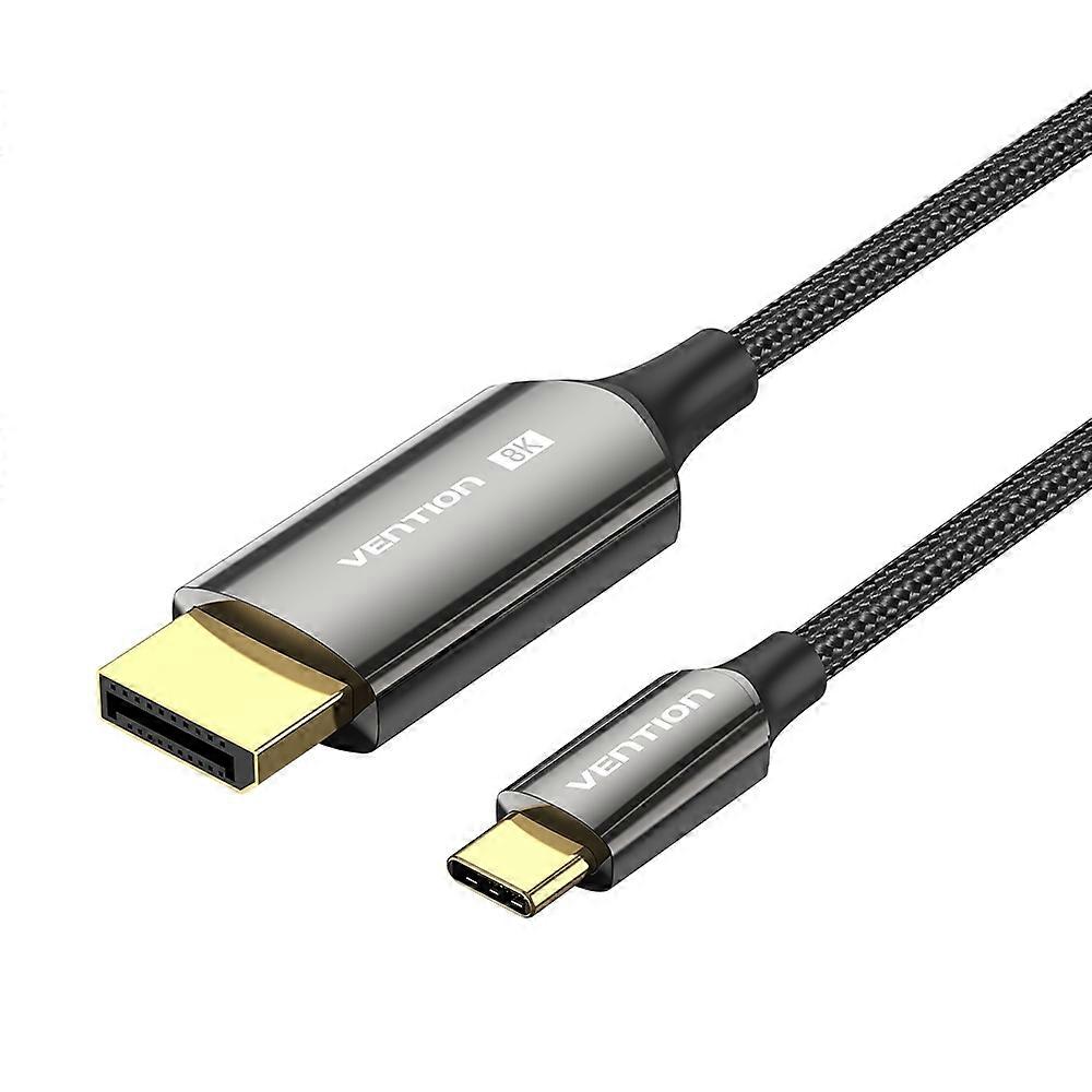 VENTION CRFBH CRF série 2m Type-C samec DP samec kabel 8K obousměrný USB-C na DisplayPort