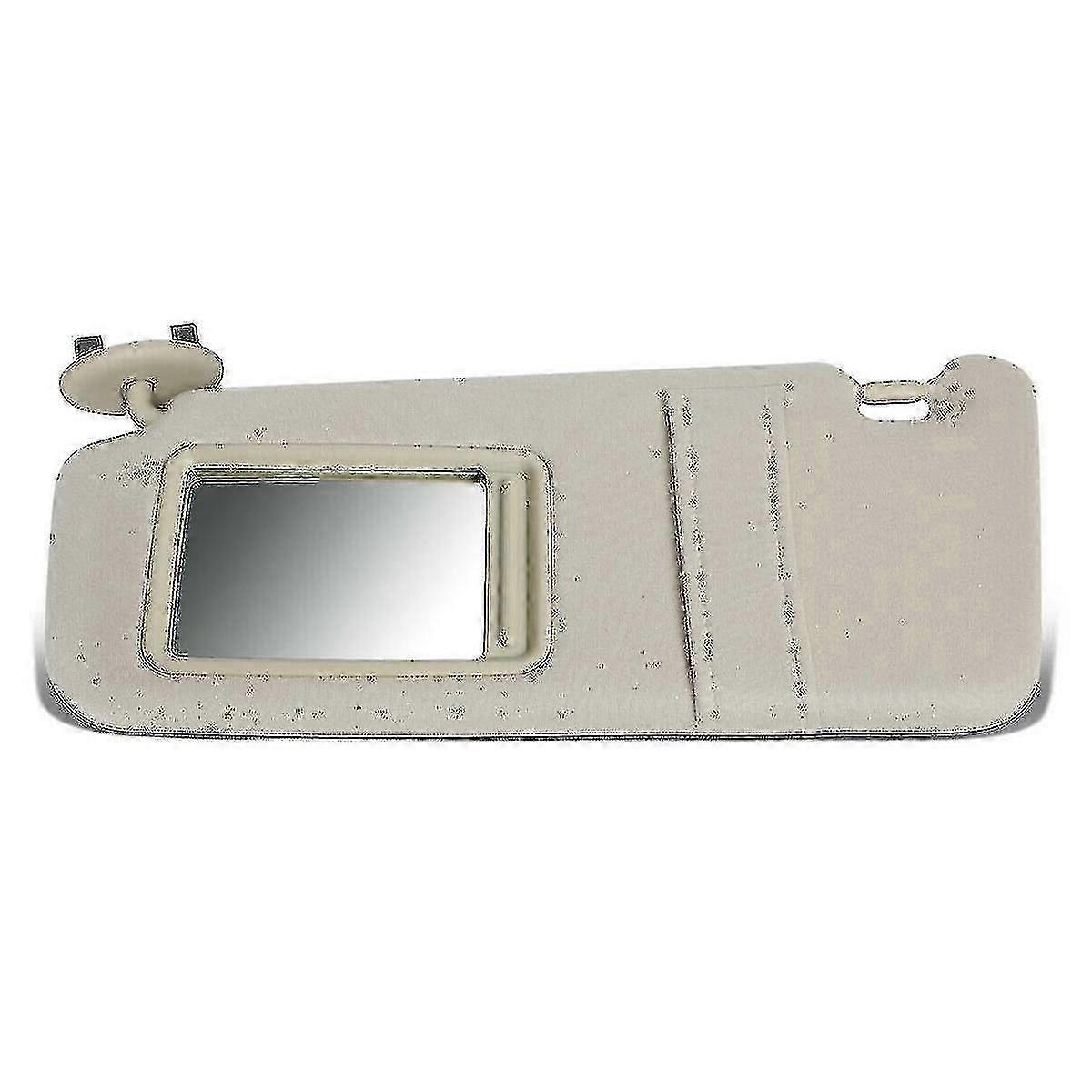 Compatible With 2007-2011 Left Driver Side Sun Visor Sunshade Light Beige-GOOD