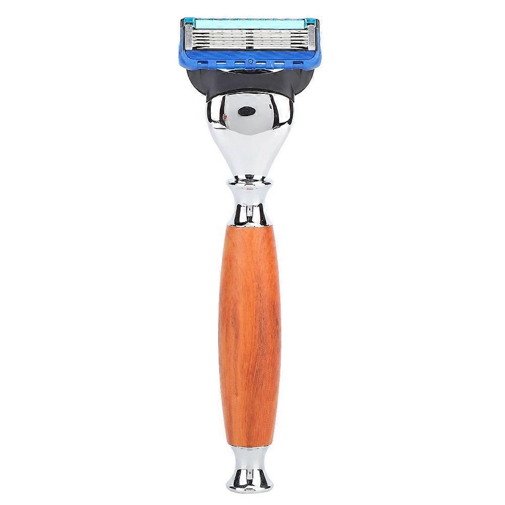 Men Classic Shaver Five-layer Manual Razor Non-slip Handle Beard Shaver Shaving Tool