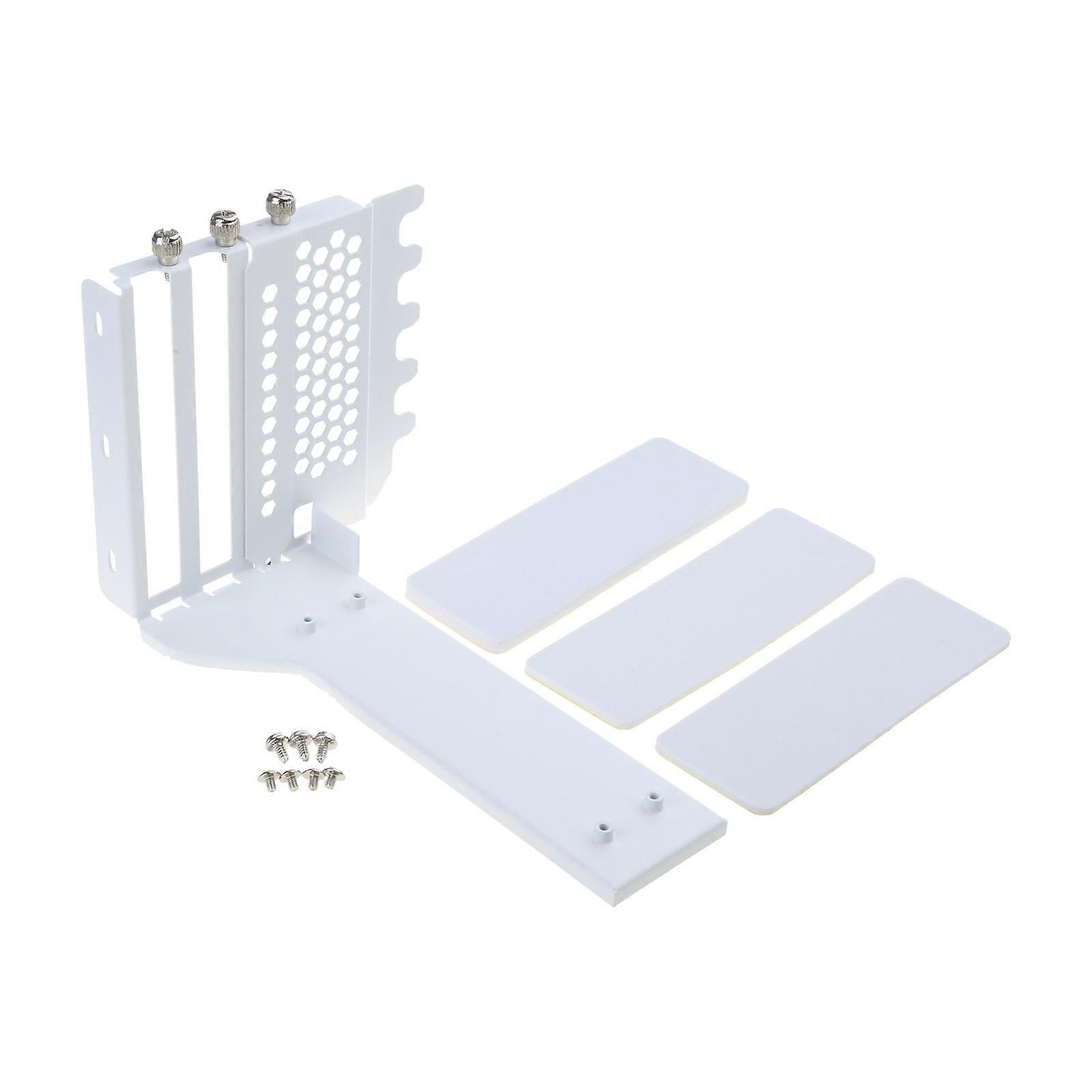 PCIE3.0 Slot Bracket Vertical Graphics Card Holder Adjustable PCIe 3.0 x16 Extension Cable Option Enhances Gaming Setups