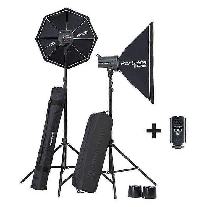 Elinchrom studio belysning kit d-lite rx 4 softbox att gå
