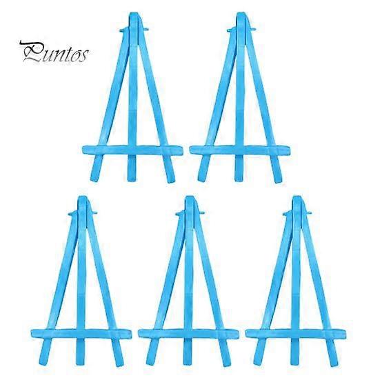5Pcs Triangle Easel Mini Stand Kids Art Display Small Drawing Easel with Bright Colors 15.5cm Plastic Sketching Easel