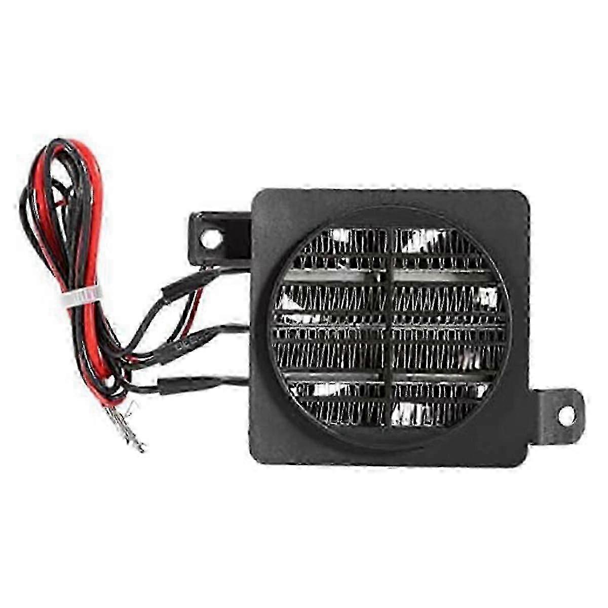 24V 200W PTC Ceramic Heater with Fast Heating & Dehumidification, Quiet DC Fan for Home/Office Use