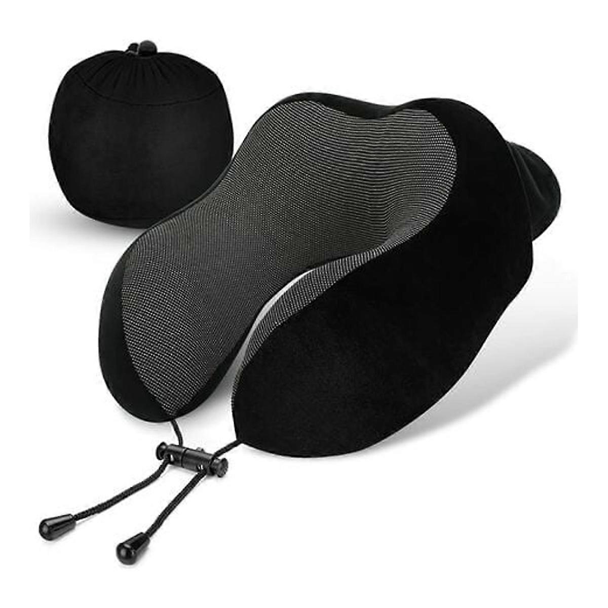 Comfortable Support Travel Pillow, Memory Foam & Sweat-Resistant Fabric for All-Day Comfort, Portable & Ultra-Small Volume for Seamless Packing,