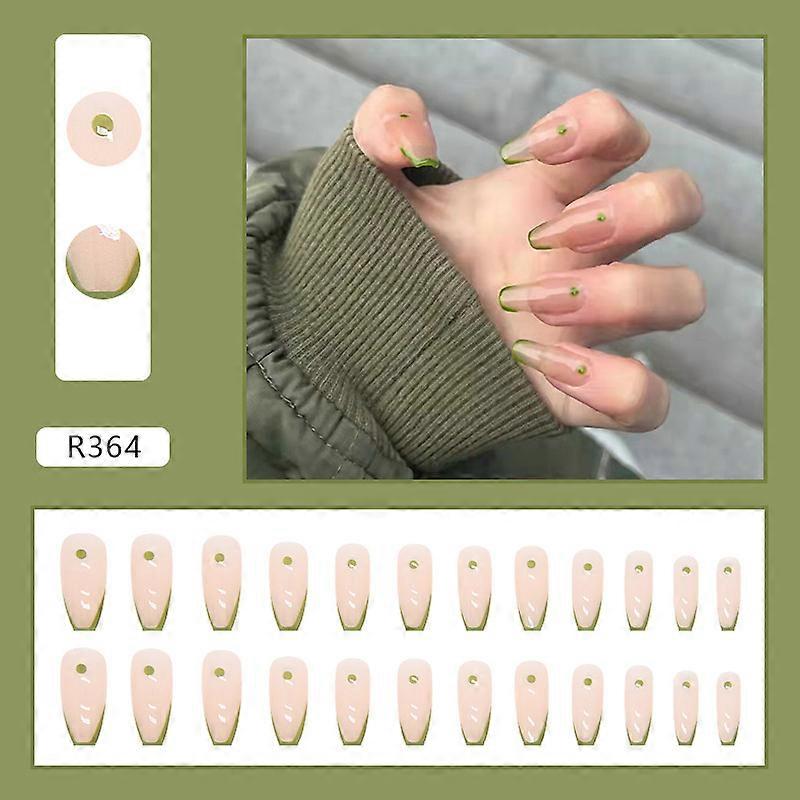 Press on Nails, Fake Nails, UV Seal, Glossy, Full Coverage, Artificial