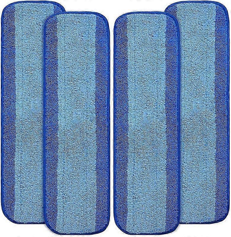 4 Pack Microfiber Cleaning Pads Replacement for Bona Premium Spray Mop