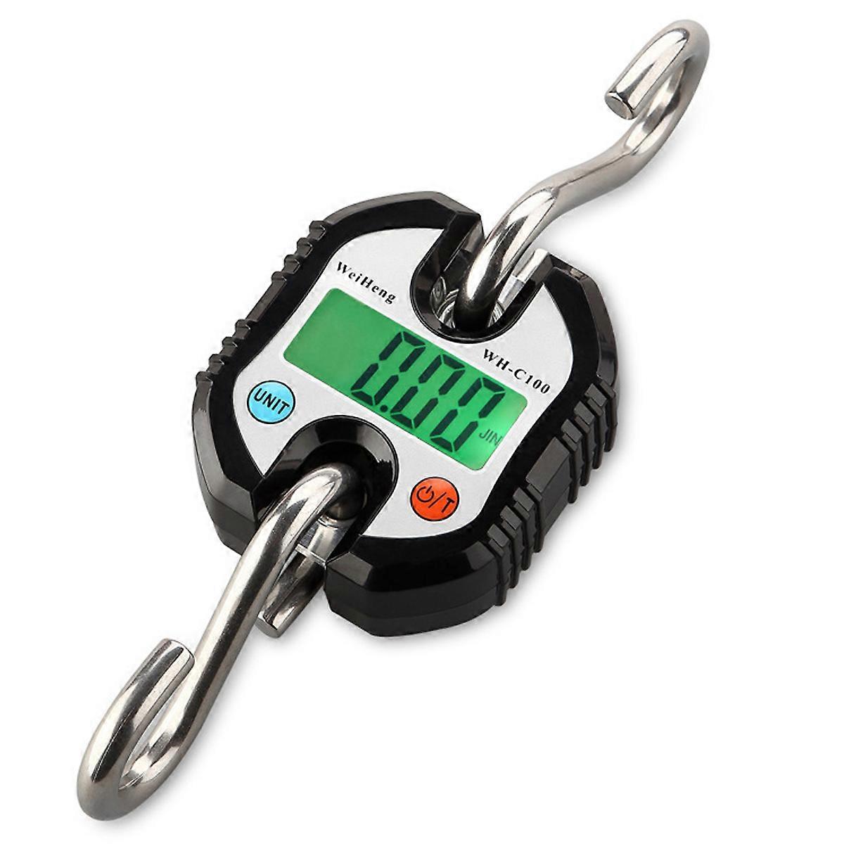 Detachable Hook Digital Crane Scale Portable Zero Tracking LCD Display