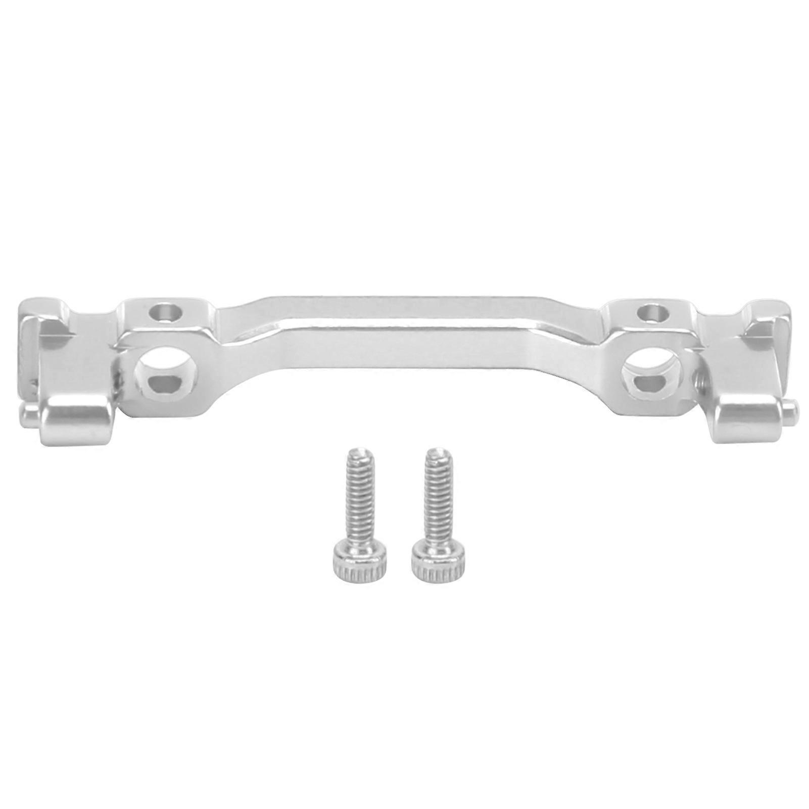RC Aluminium Alloy Front Bumper Mount Fit for Axial SCX24 90081 1/24 RC Car Update PartsSilver