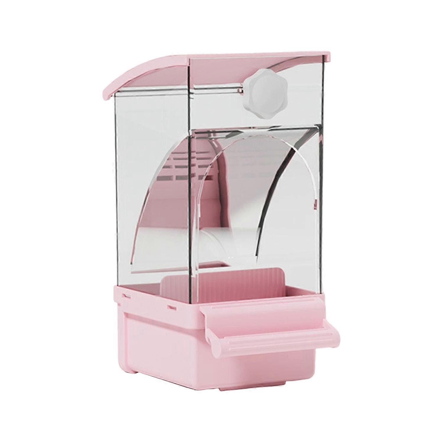 Bird Feeder Transparent Design Large Capacity Weather-resistant Dustproof Easy to Install