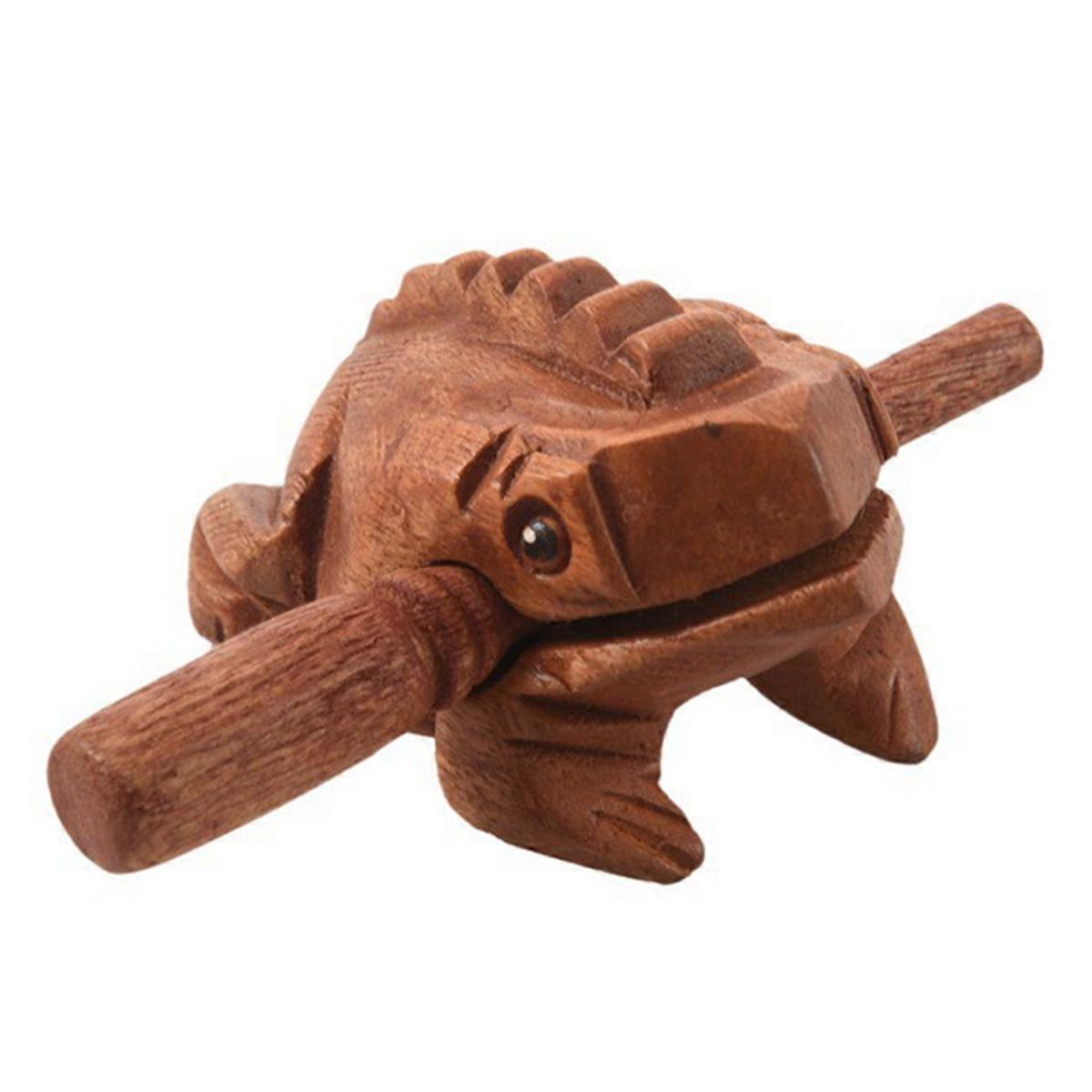 Carved Croaking Wood Percussion Musical Wood Frog Tone Block Toys