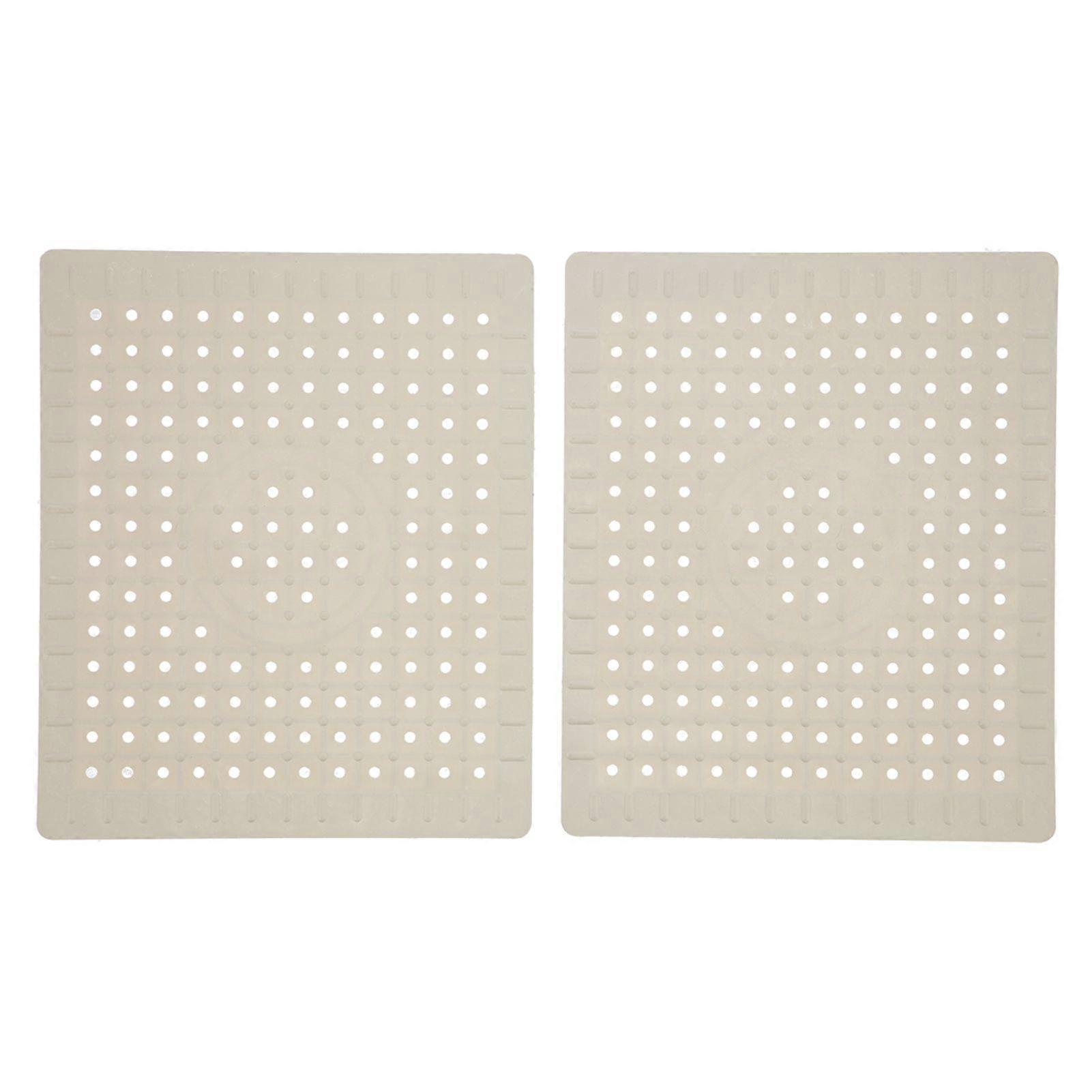 Non-Slip Rubber Sink Protector Mats 2PCS for Kitchen