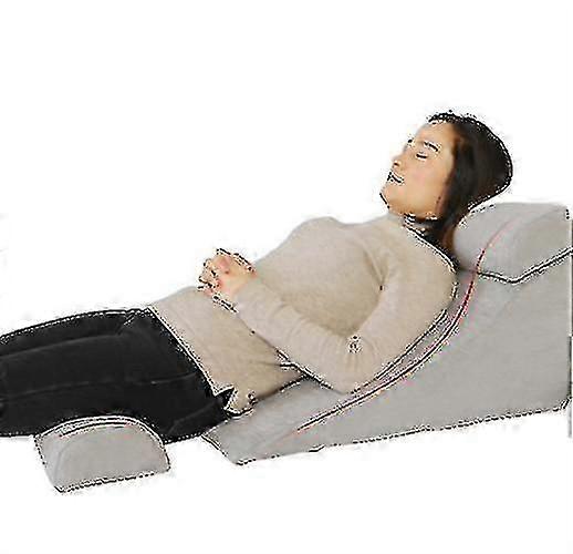 Memory Foam Bed Wedge Pillow Adjustable for Sleeping, Back Support