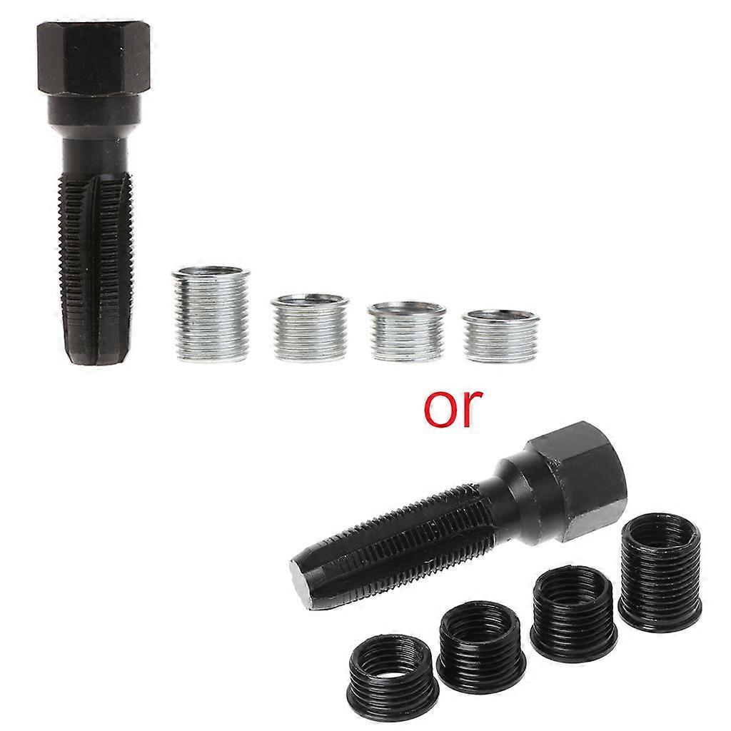 14mm for Spark Plug Rethread Rethreader Repair Tap Tool Reamer Inserts Kit Profe