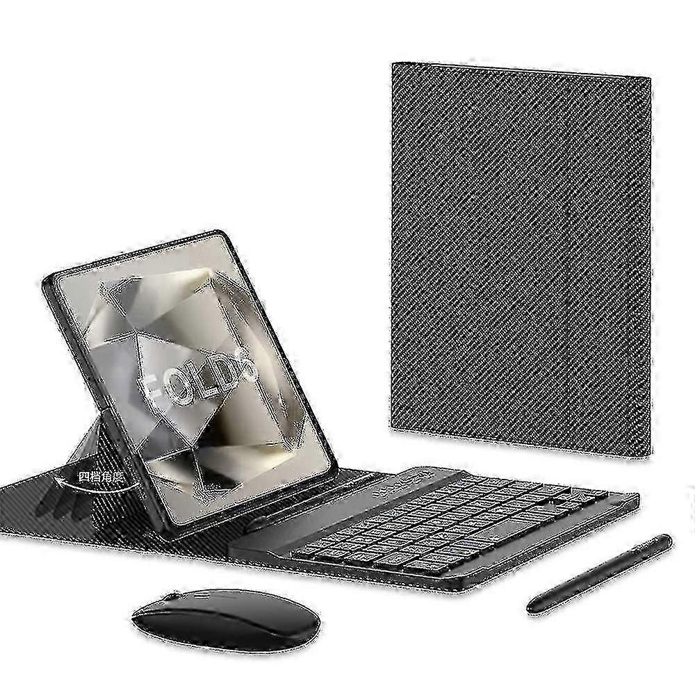Magnetic Keyboard Case For Samsung Z Fold 6 - Bluetooth Keyboard with Stylus & Leather Cover_JC