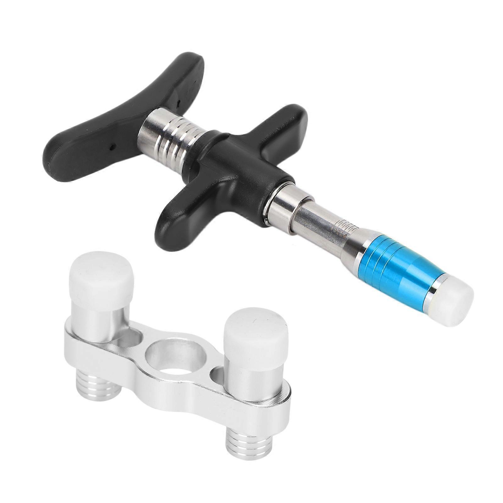 Manual Spinal Massager Single Head 10 Levels Spine Correction Portable Spine Adjustment Massage ToolBlue 