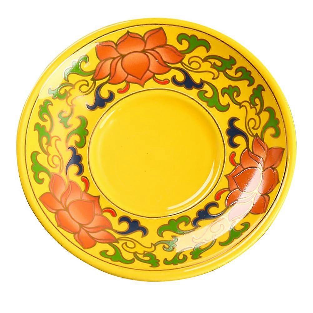 Ceramic Buddha Fruit Plate Serving Bowls Small Size Decorative Tableware for Home Kitchen Use