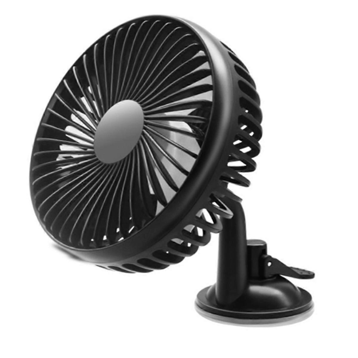 Autós ventilátor, autós elektromos ventilátor, autós 12–24 V-os hűtőventilátor, USB interfészű ventilátor, 3 sebességes, állítható ventilátor