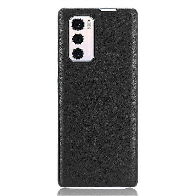Compatible For LG Wing 5G PU Leather Coated PC Phone Case Drop-proof Smartphone Cover