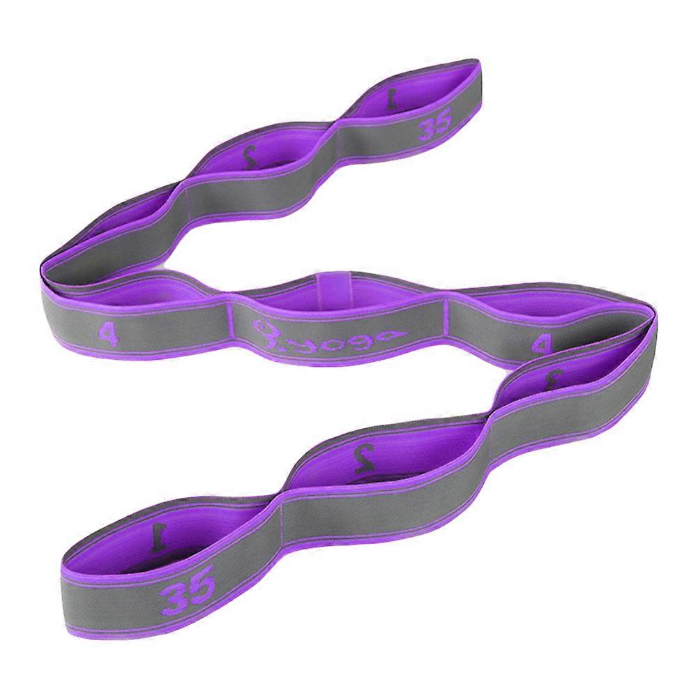 Yoga Pull Strap Belt Polyester Latex Elastic Latin Dance Stretching Band Loop Yoga Pilates GYM Exercise Resistance Bands